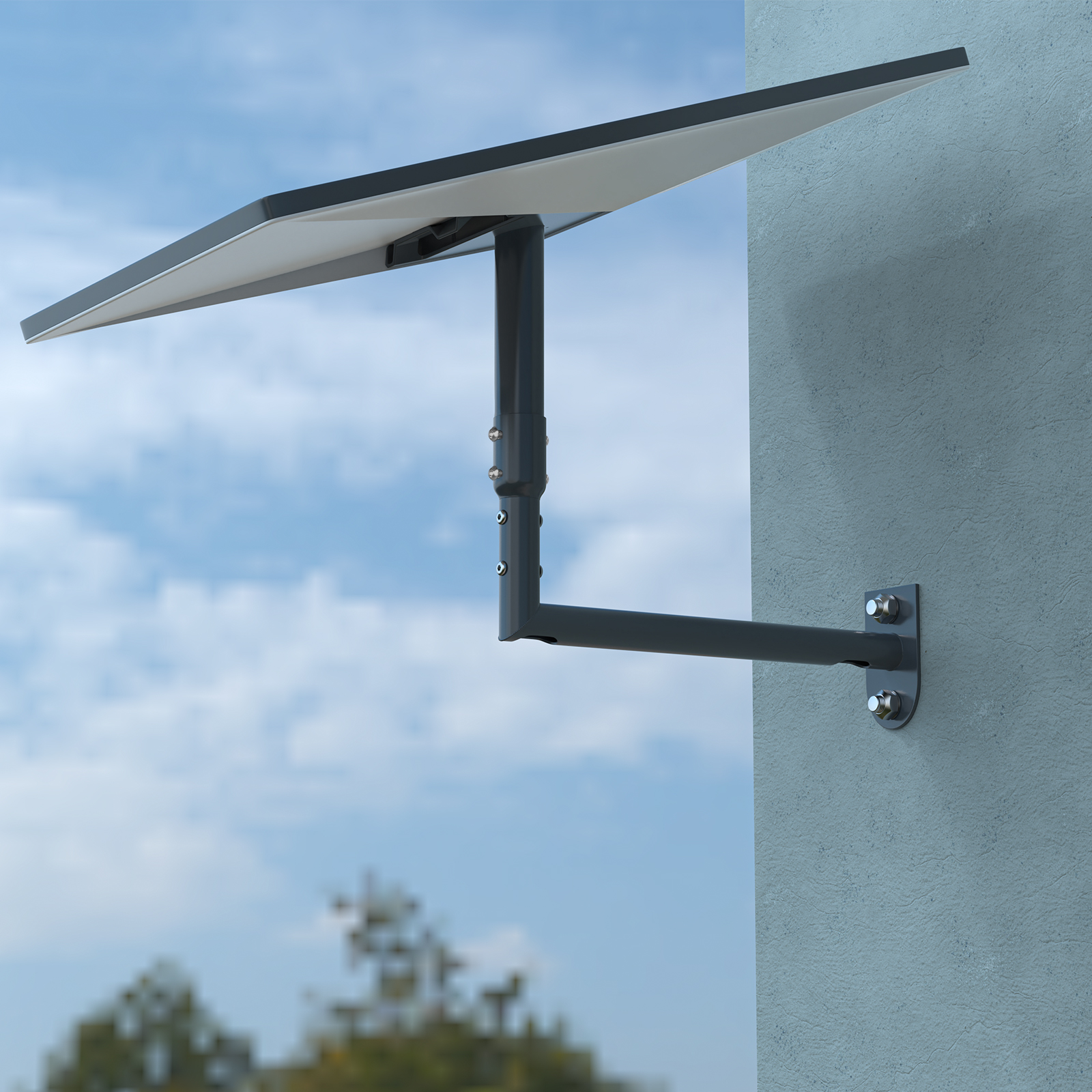 Soporte tipo L para pared